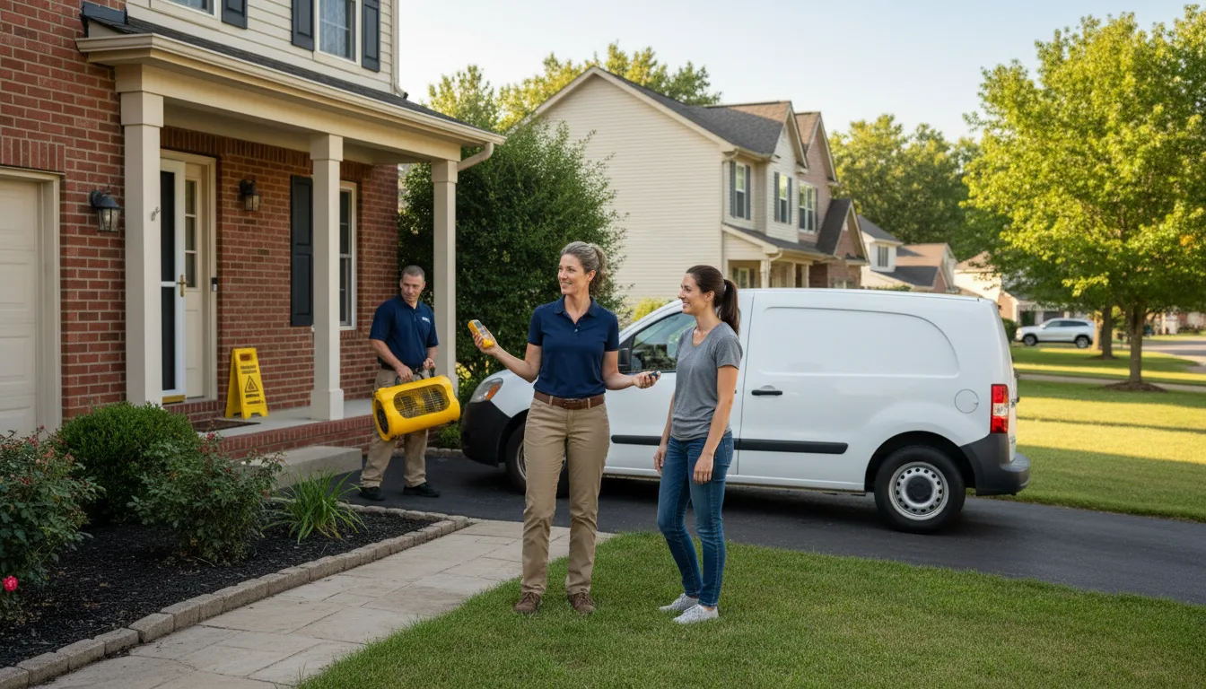 Water restoration image for Emergency Water Damage Restoration in Ottine, TX